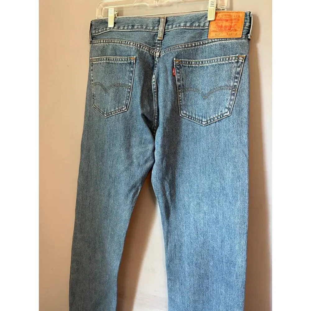 Levi’s 505 Jeans Blue Denim W34 L32 Read
